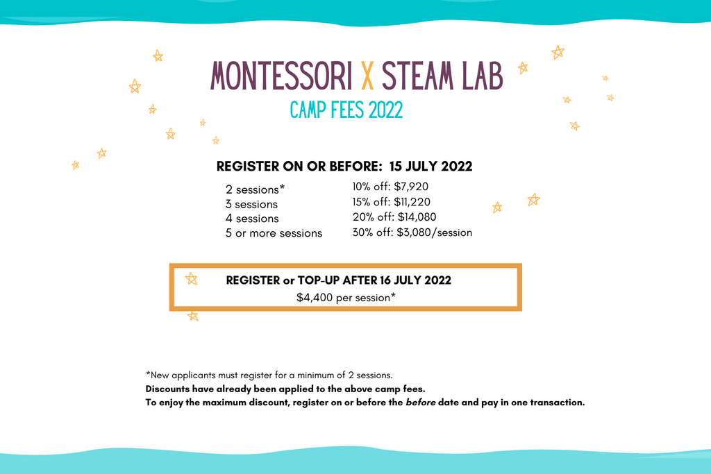 July Camp Fees